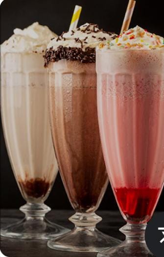 Vanilla, chocolate & strawberry 